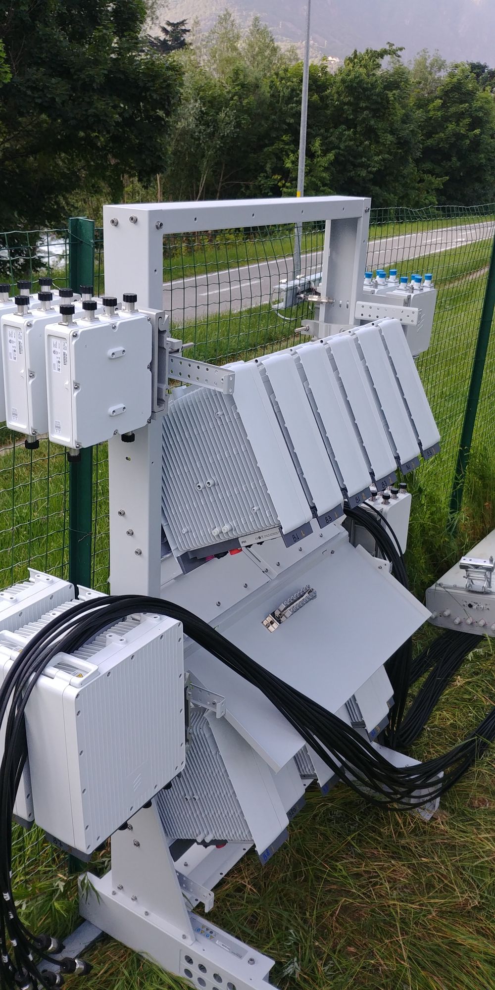 Die noch nicht angeschlossenen Geräte von Ericsson für Wind3 im Juni 2019